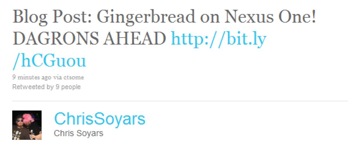 Android Gingerbread 2.3 finalmente su Nexus One [Download] - 