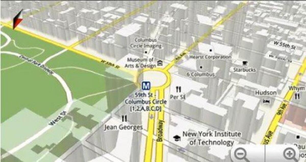 Google Maps 5 per Android: video tour di Manhattan in 3D - 