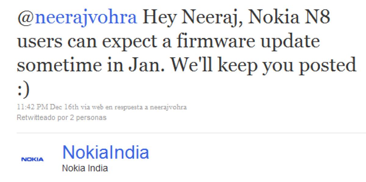 Nokia N8, nuovo firmware e tante novità a Gennaio - 
