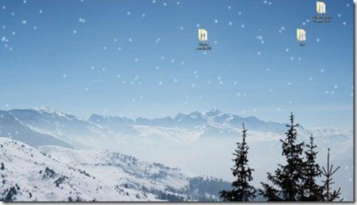 wxSnow, la neve che cade sul tuo desktop - 