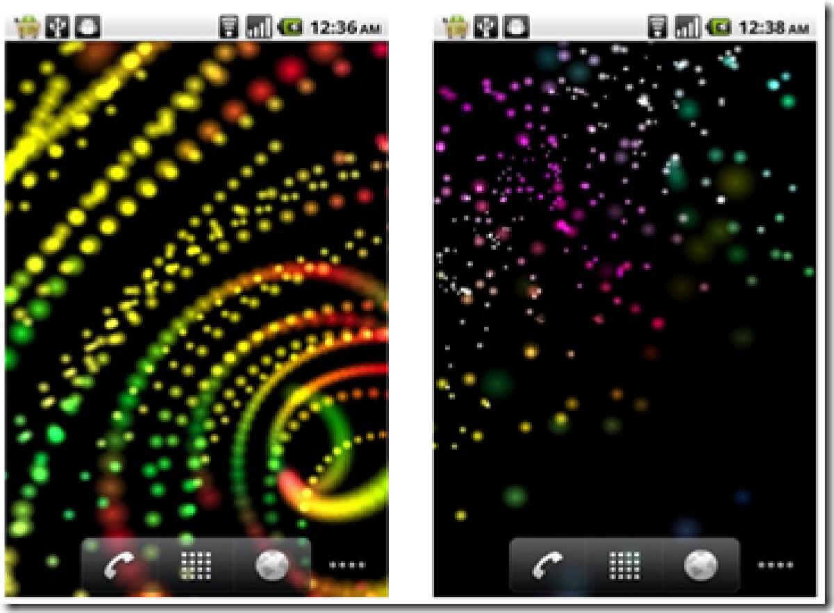 Solar Wind: bellissimo Live Wallpaper per Android - 