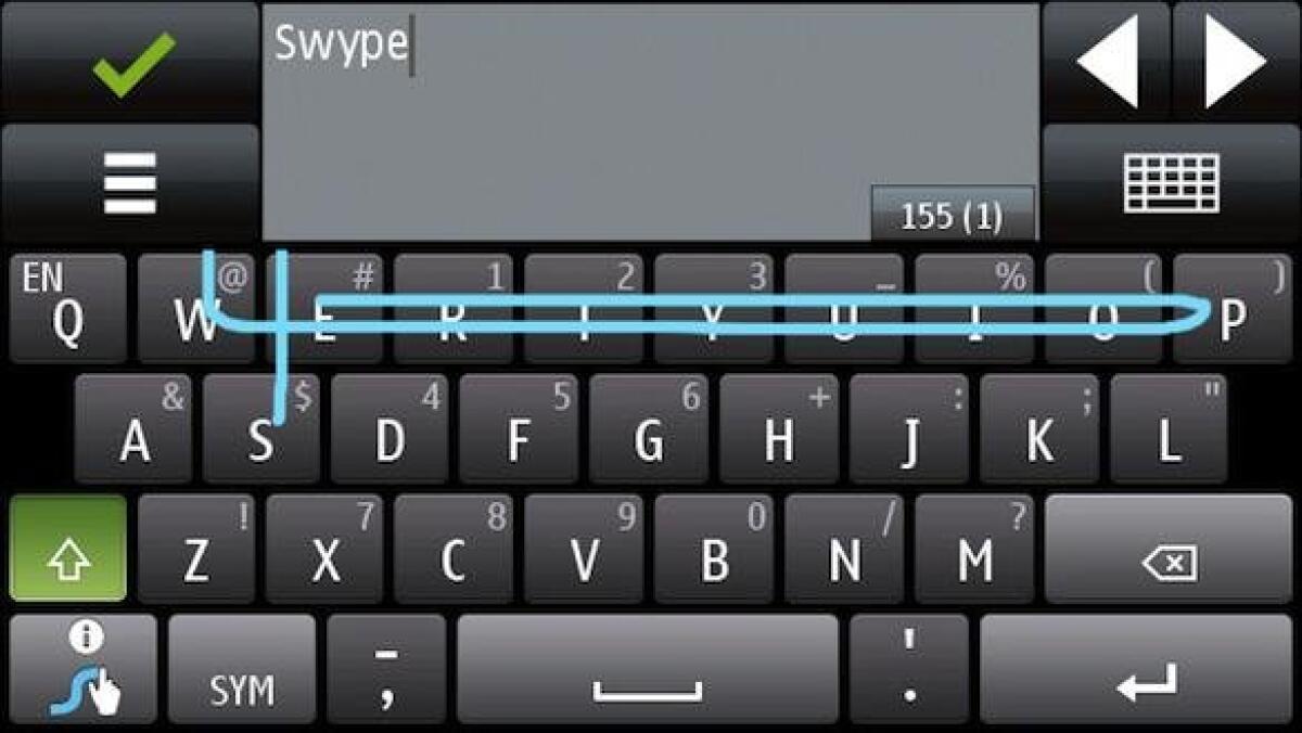 Download Swype ultima versione per Symbian in Italiano - 