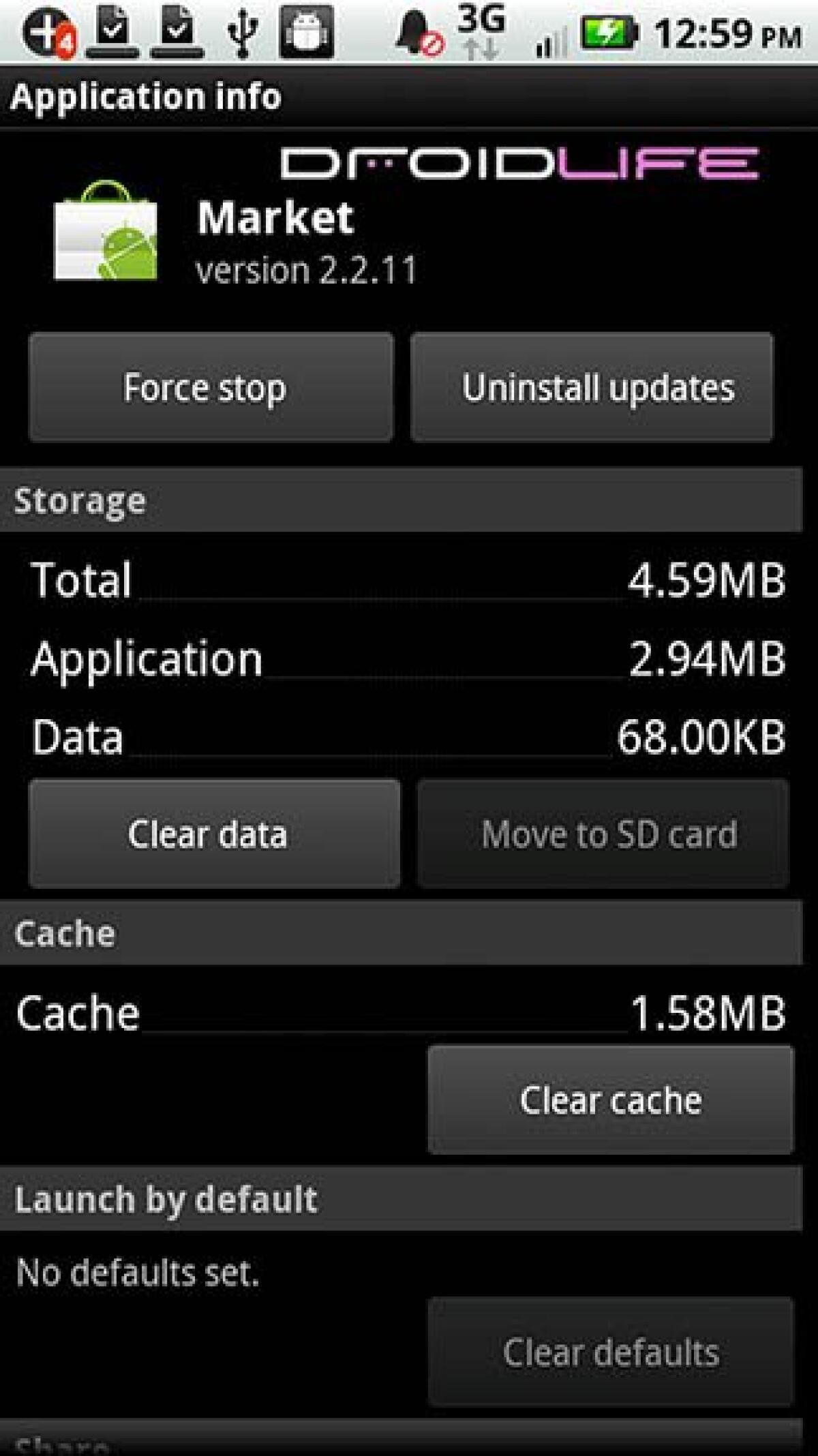 Android Market: disponibile update v2.2.11 - 