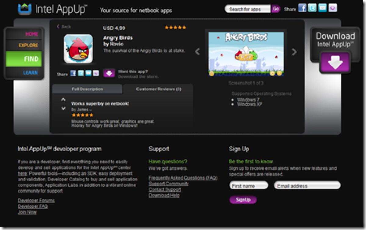 Angry Birds disponibile per pc con Windows 7 e Windows XP - 