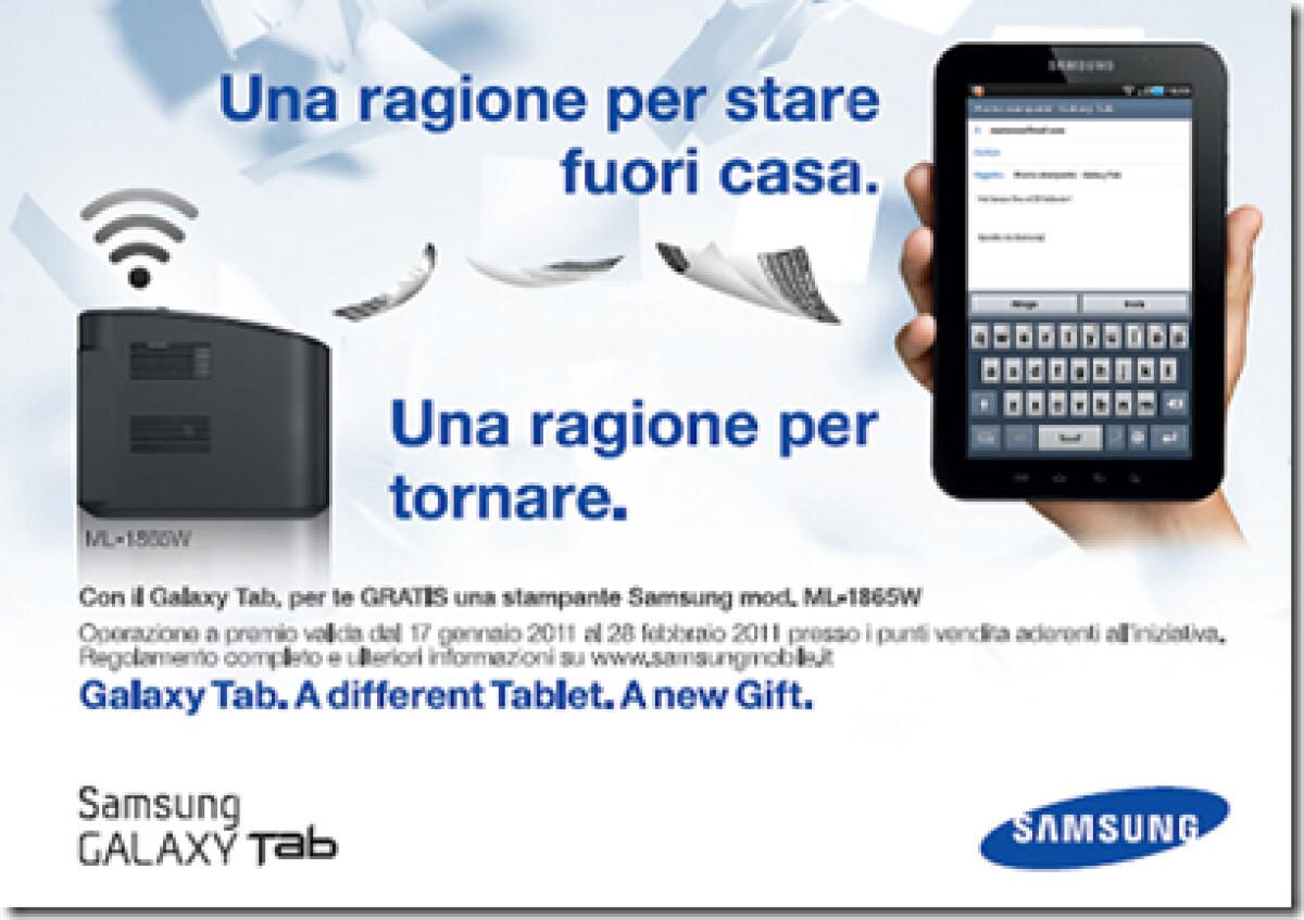 Per chi vuole un Samsung Galaxy Tab, l’anno comincia nei migliori dei modi - 