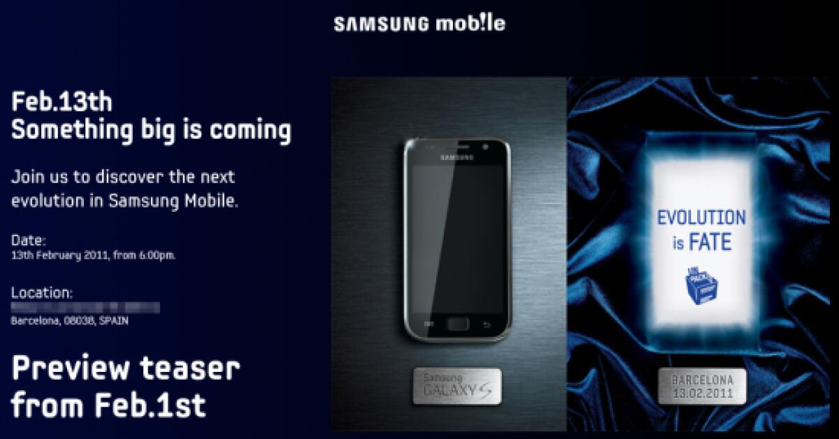 Samsung: Galaxy S 2 e Star II saranno presentati al MWC 2011 - 