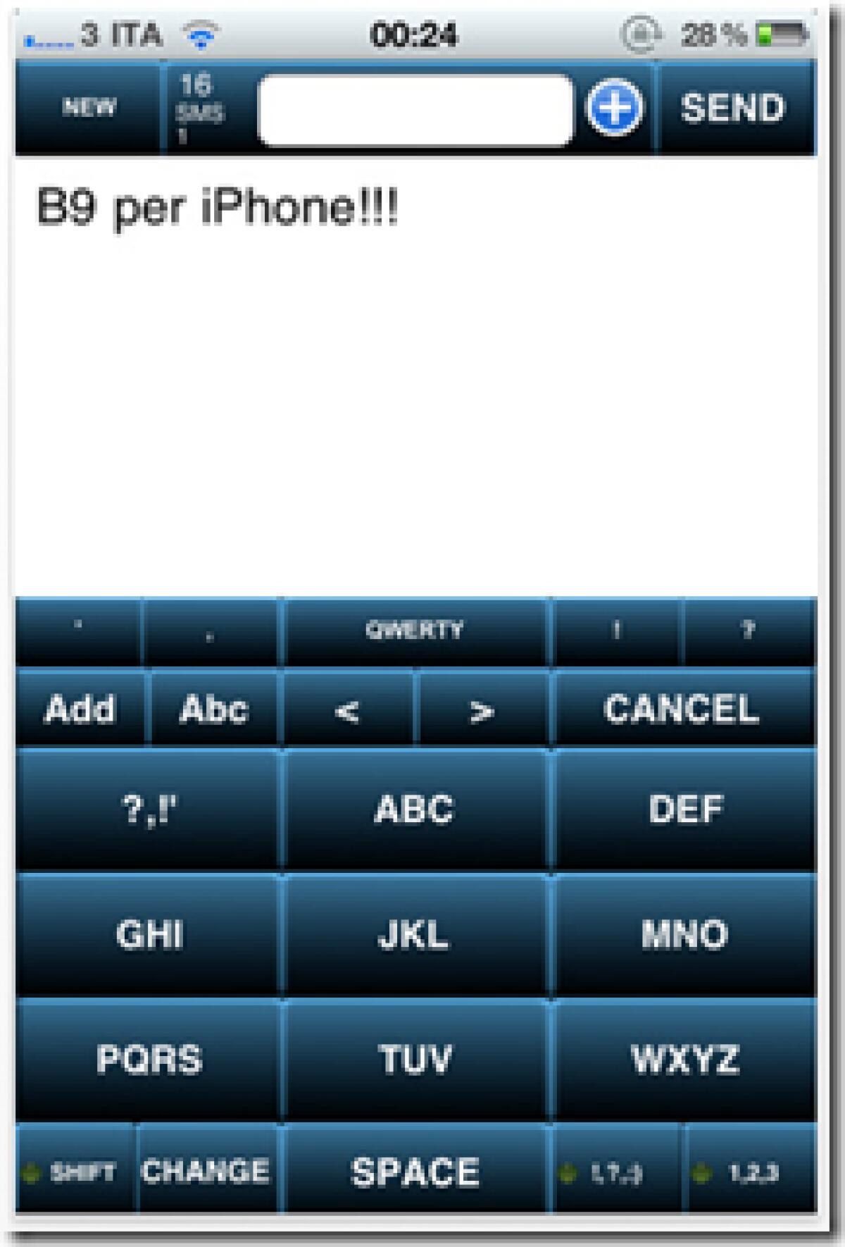 Tastiera T9 su iPhone con B9 SMS | Video Recensione di YourLifeUpdated - 