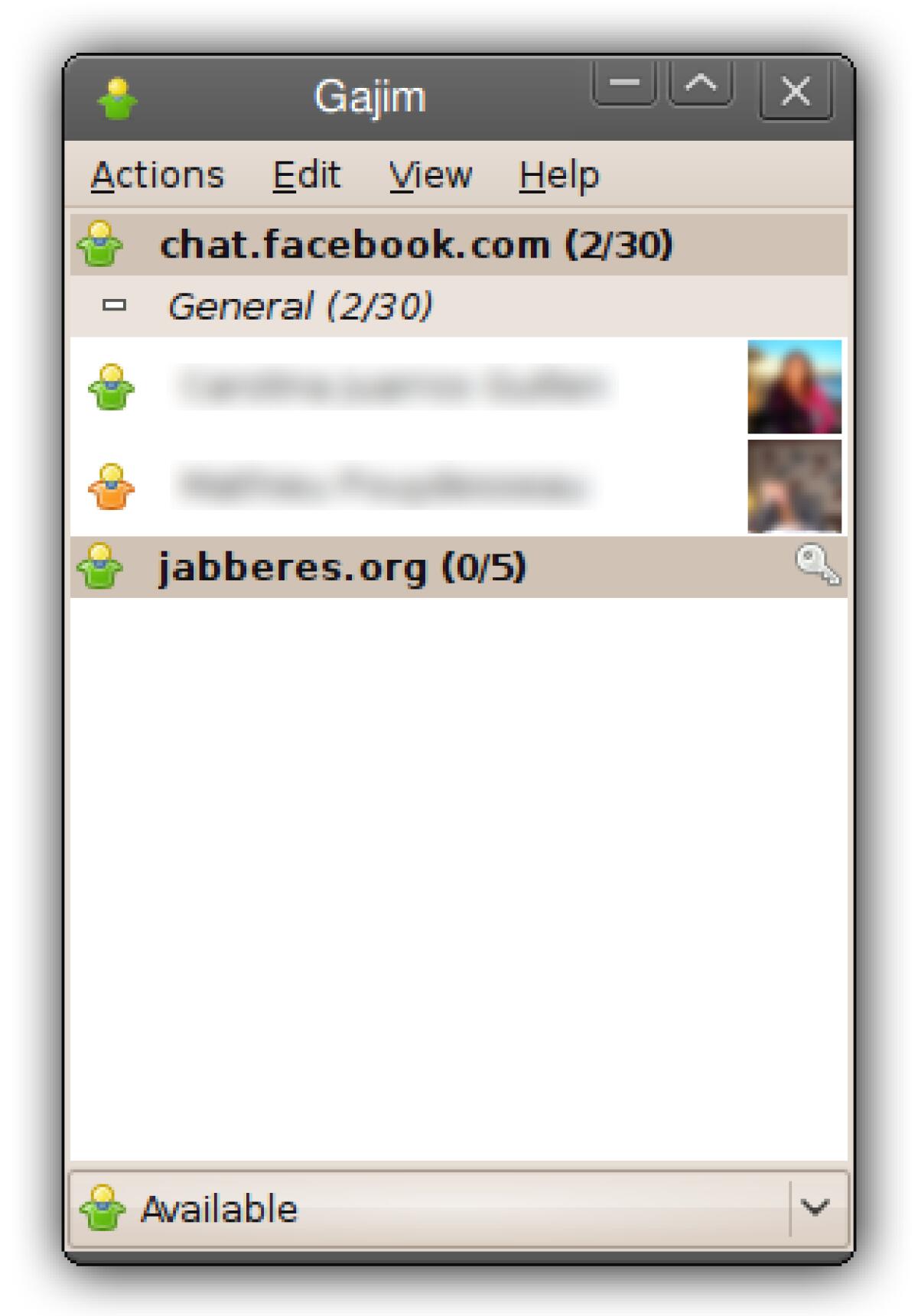 La chat di Facebook sul desktop con Gajim - 