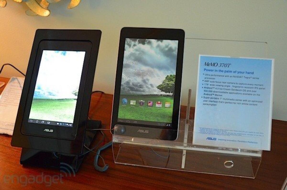 Asus Eee Pad MeMO ME370T, Tablet Android con Tegra 3 a 249$ - 