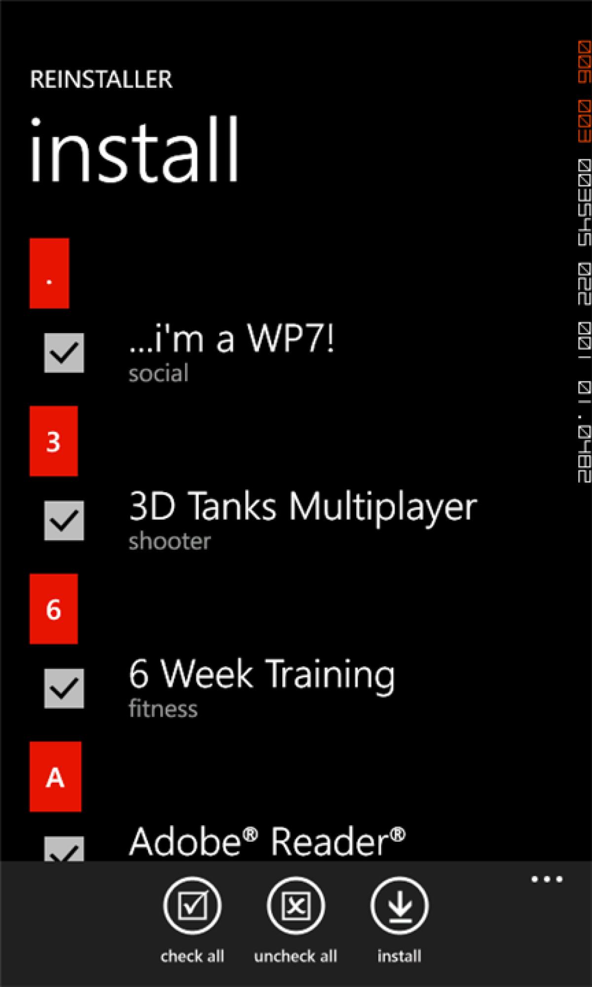 Reinstaller: come reinstallare applicazioni su Windows Phone dopo un ripristino - 
