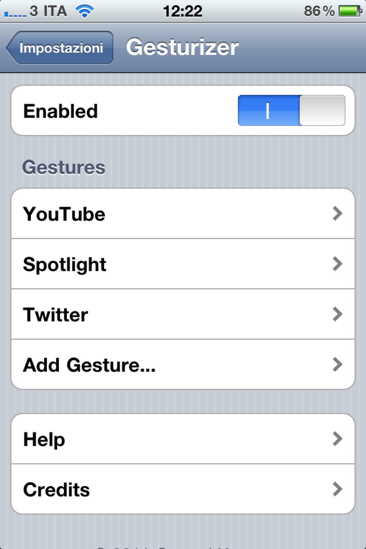 Gestirizer: controlliamo i nostri iPhone con delle gestures! [CYDIA] - 