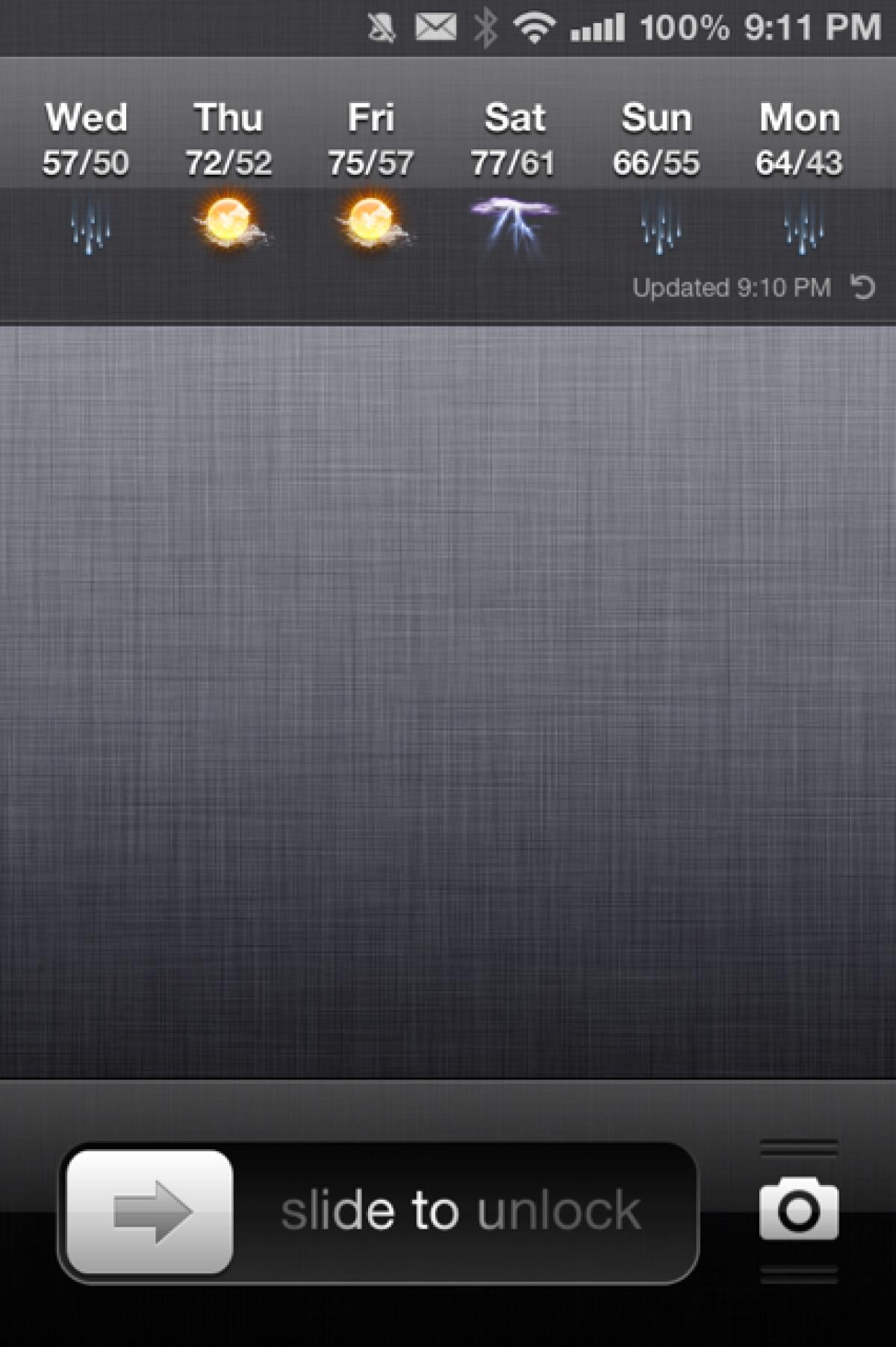 Forecast: il meteo anche nella lockscreen. [CYDIA] - 