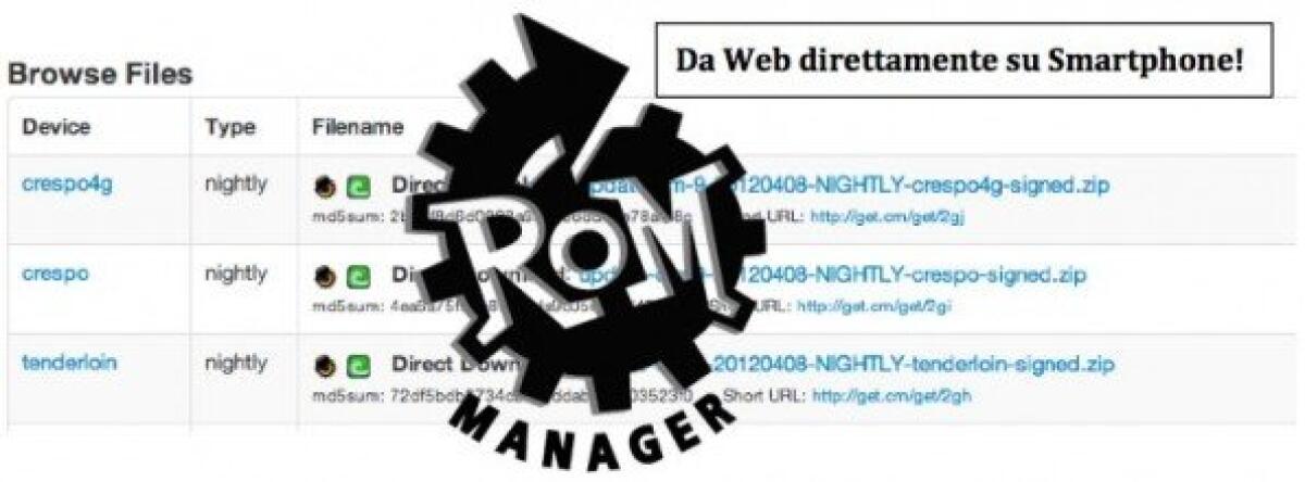 CyanogenMod 9 Aggiornamento Push delle ROM Direttamente dal Web su Smartphone Vediamo Come Funziona - 