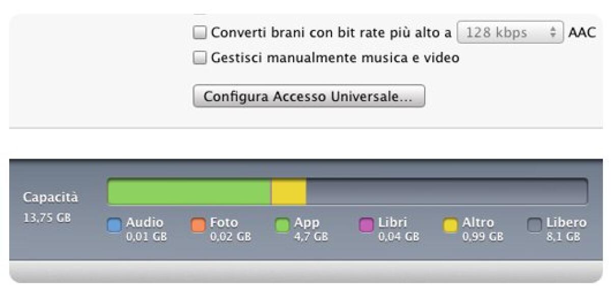 Ricalibriamo la categoria ''Altro'' del nostro iPhone con iTunes. [GUIDA] - 