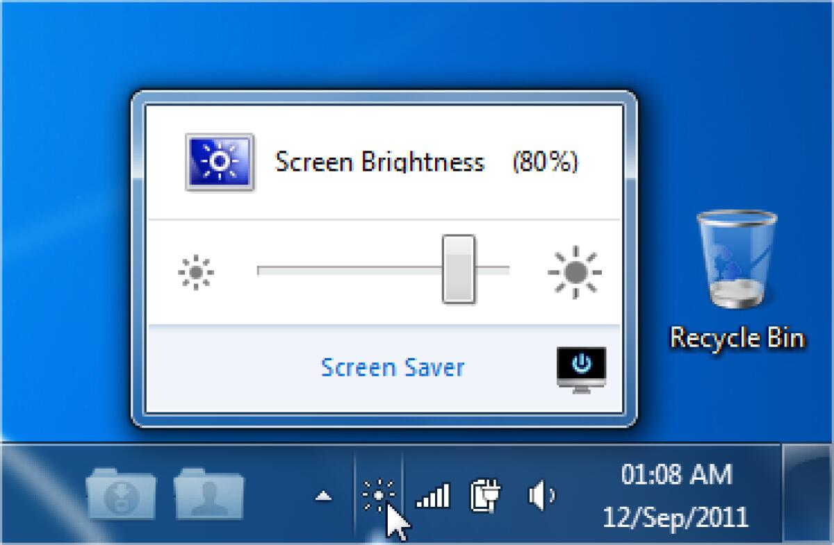 Regolare la luminosità dello schermo dalla system tray con iBrightness - 