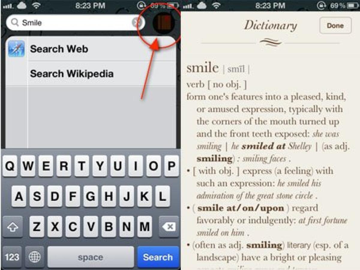 SpotDict: il Dizionario del nostro iPhone sempre a portata di mano. [CYDIA] - 