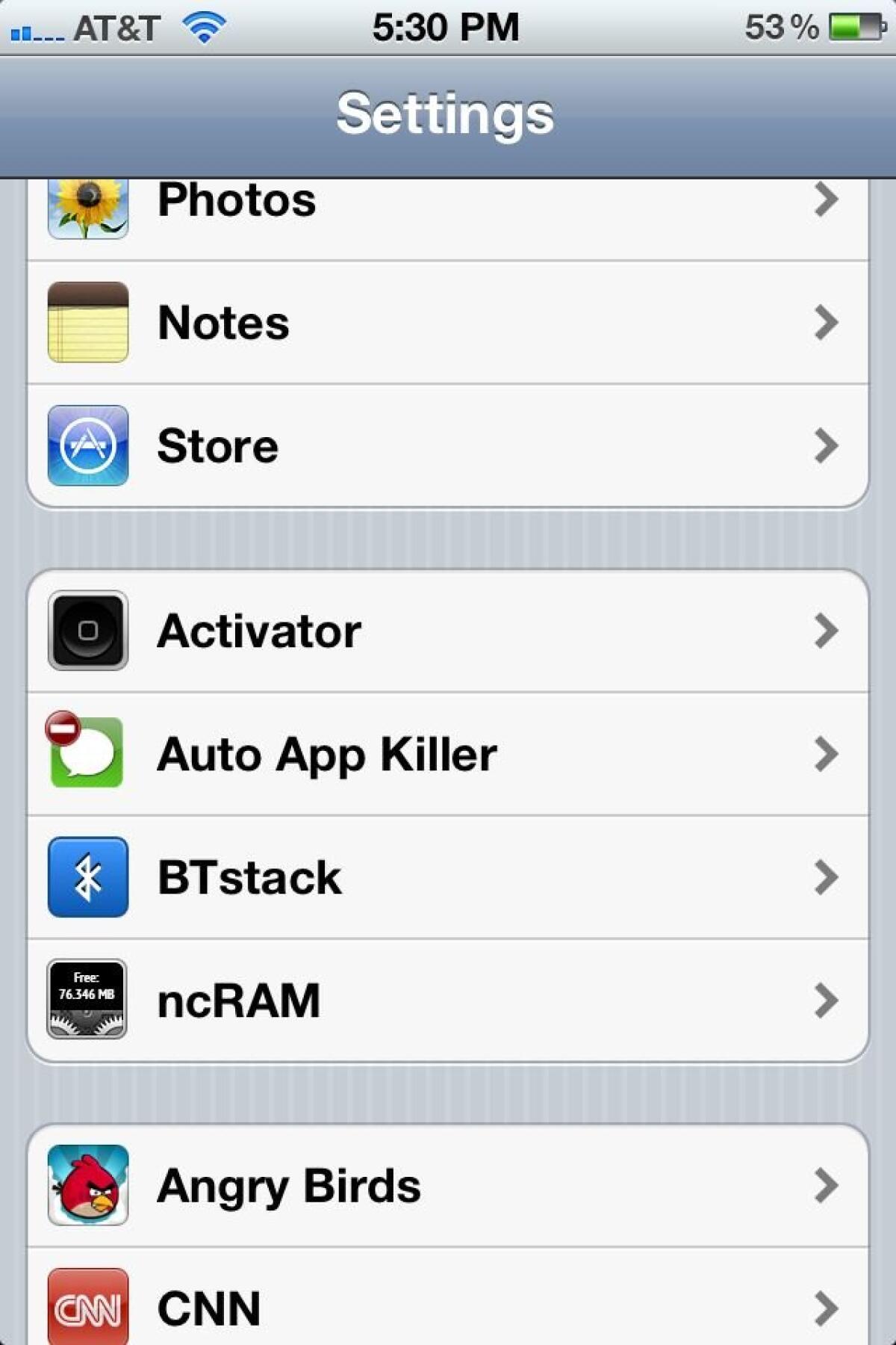 Auto App Killer: chiudere automaticamente le app in background quando la memoria RAM scarseggia. [CYDIA] - 