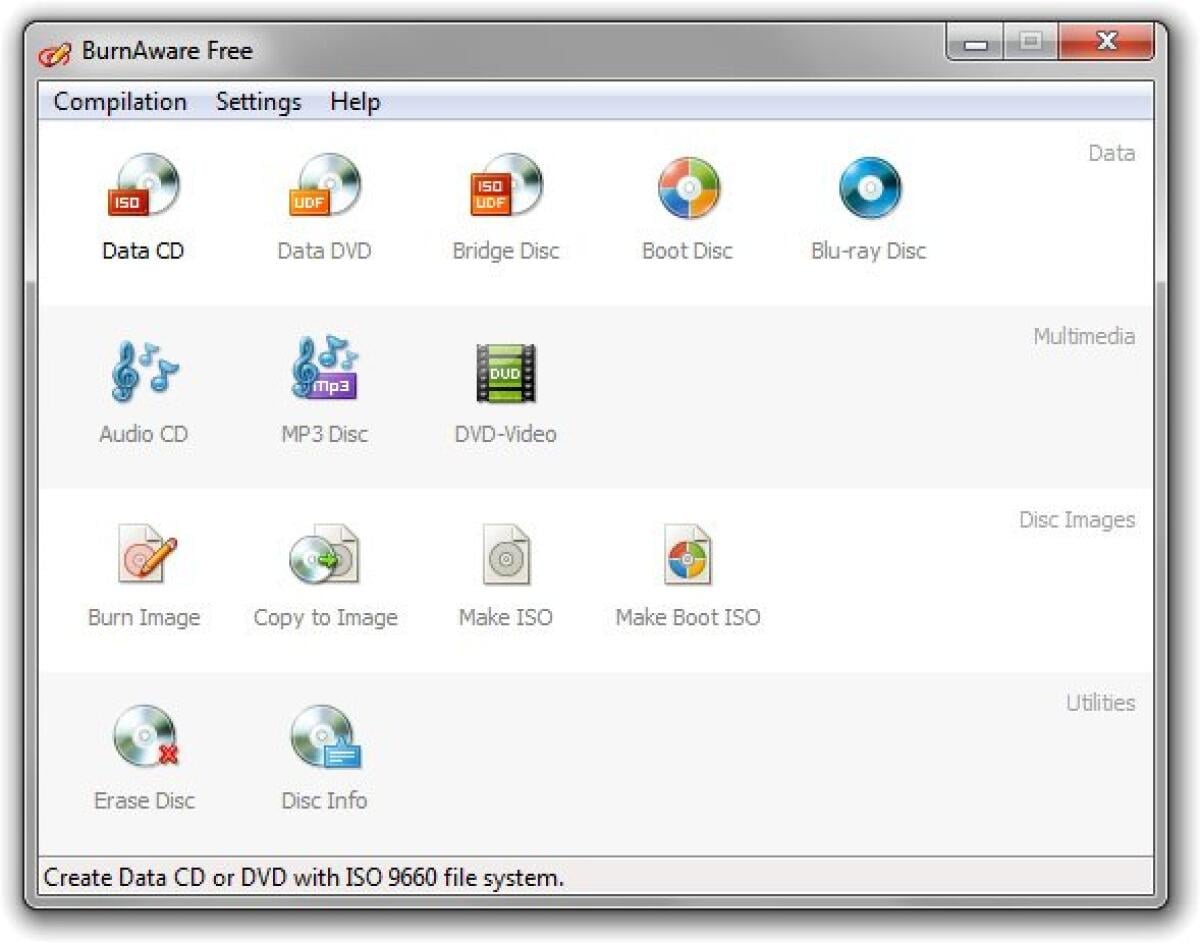 Migliori programmi per masterizzare gratis: BurnAware 5.0 Beta 2 - 