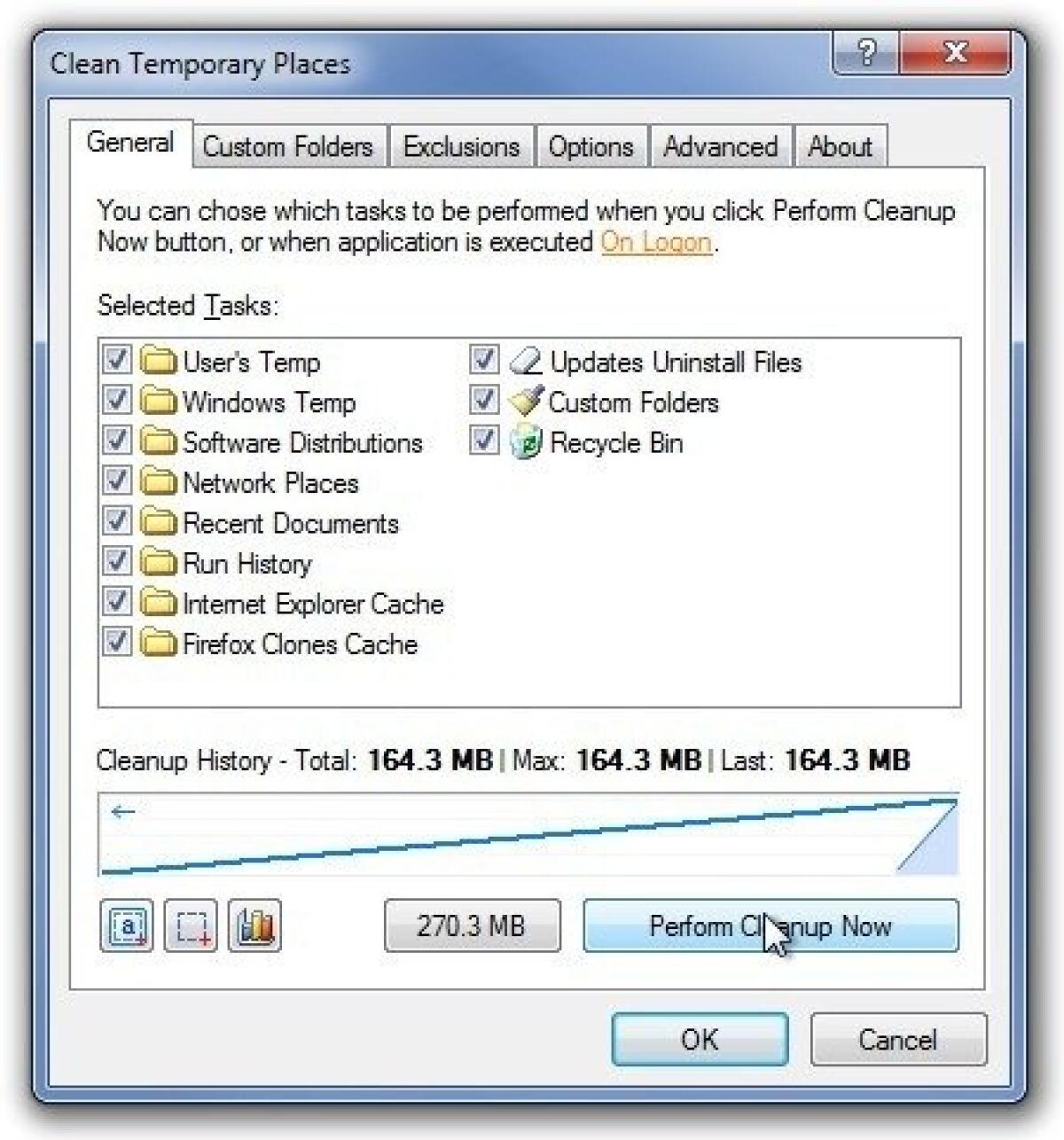 Velocizzare Windows e rimuovere file inutili e non necessari con Clean Temporary Places - 