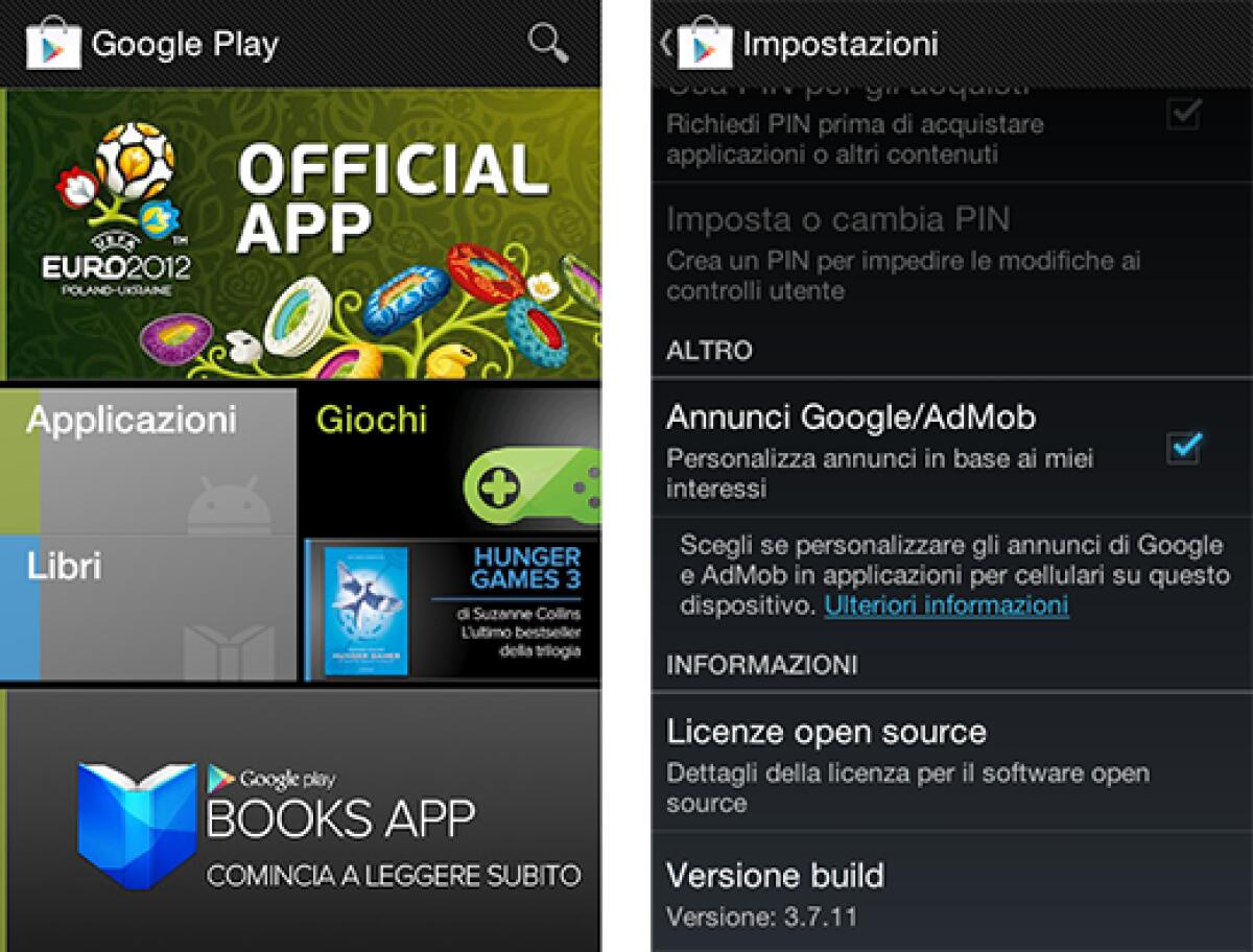 Download Google Play Store 3.7.11 da Jelly Bean - 
