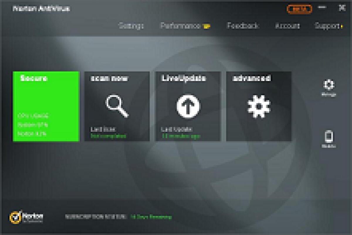 Norton AntiVirus 2013 Gratis - 