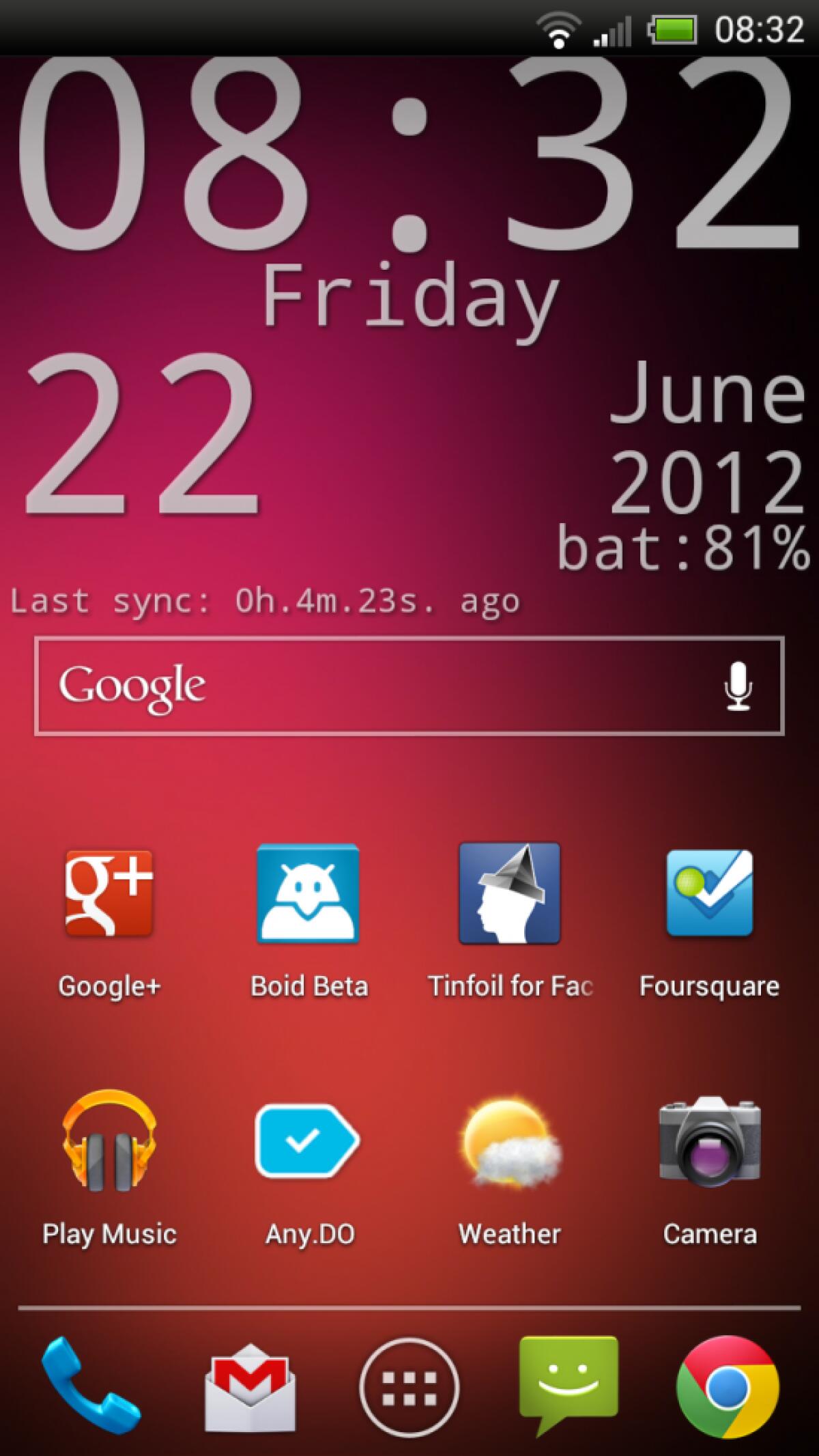 Migliori Live Wallpaper Android: Atomic Clock Wallpaper  - 