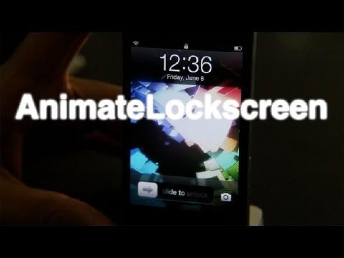 AnimateLockscreen: diamo un nuovo volto alla nostra lockscreen. [CYDIA] - 