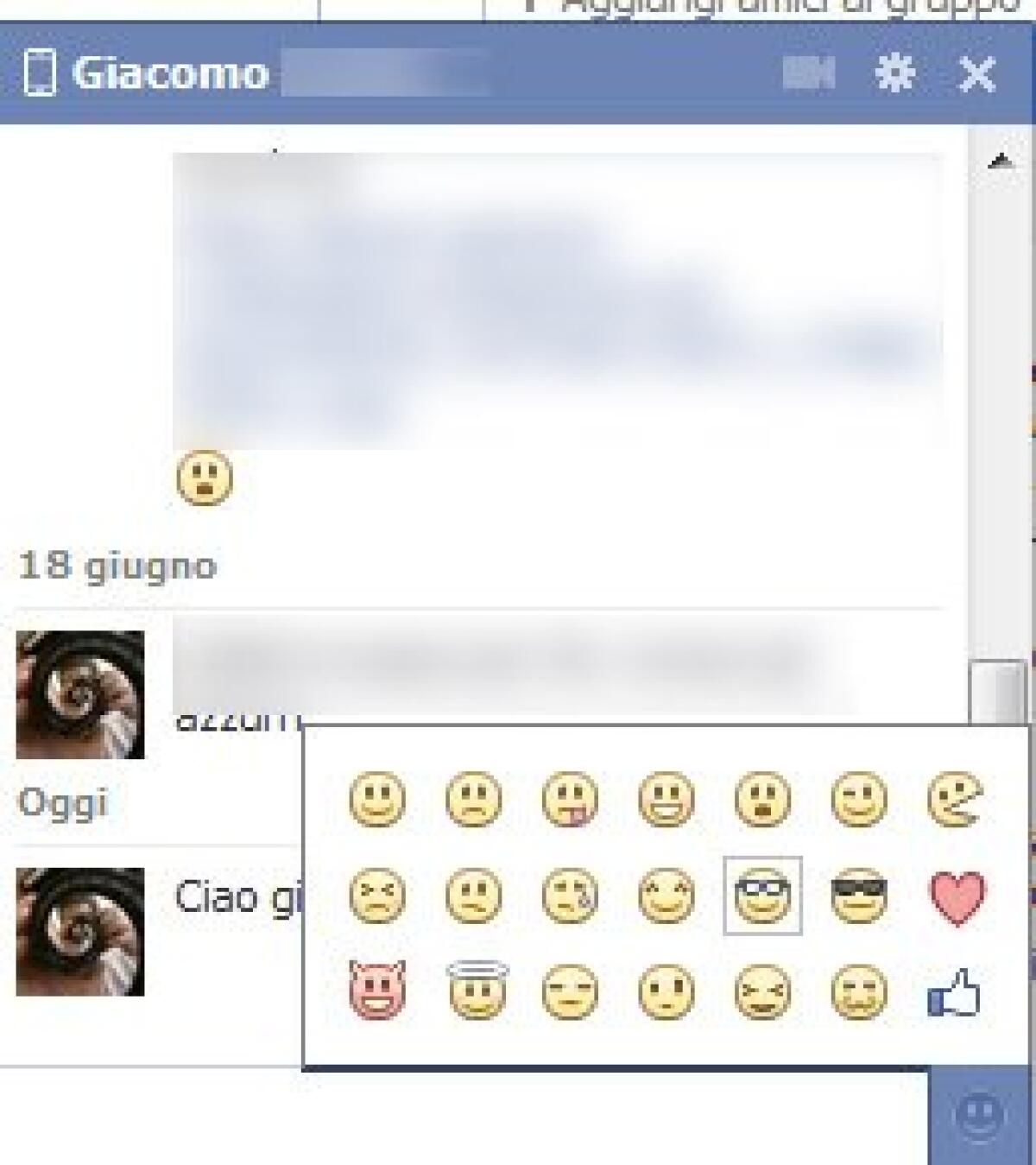 Come attivare la nuova chat di Facebook con le emoticons - 