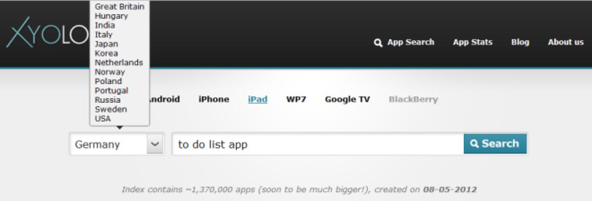 Xyologic, un ottimo motore di ricerca di giochi e programmi per iPhone, iPad, Android e Windows Phone - 