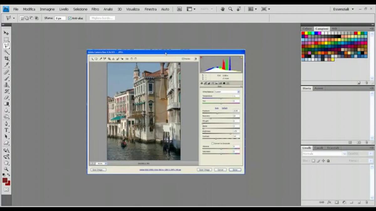 Video Tutorial in Italiano per imparare a usare Photoshop - 