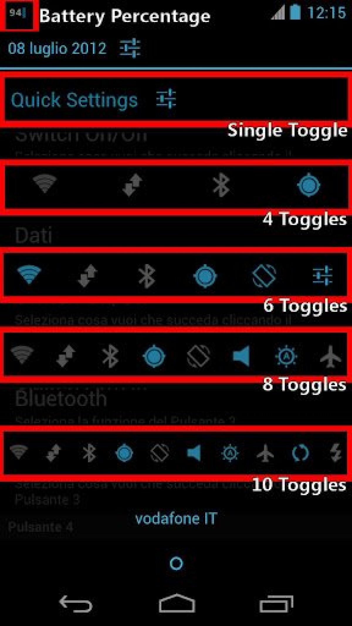 Personalizzare la barra delle notifiche di Android con Notification Bar Deluxe - 
