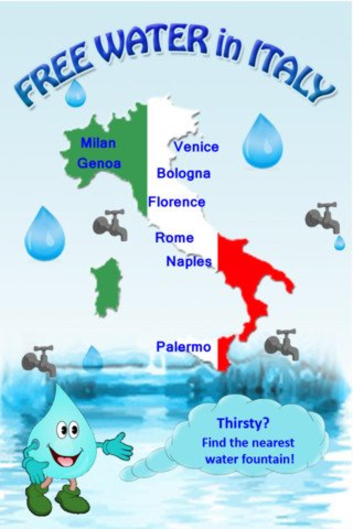 Acqua Gratis in Italia: il programma per trovare le fontanelle in Italia [iOS] - 