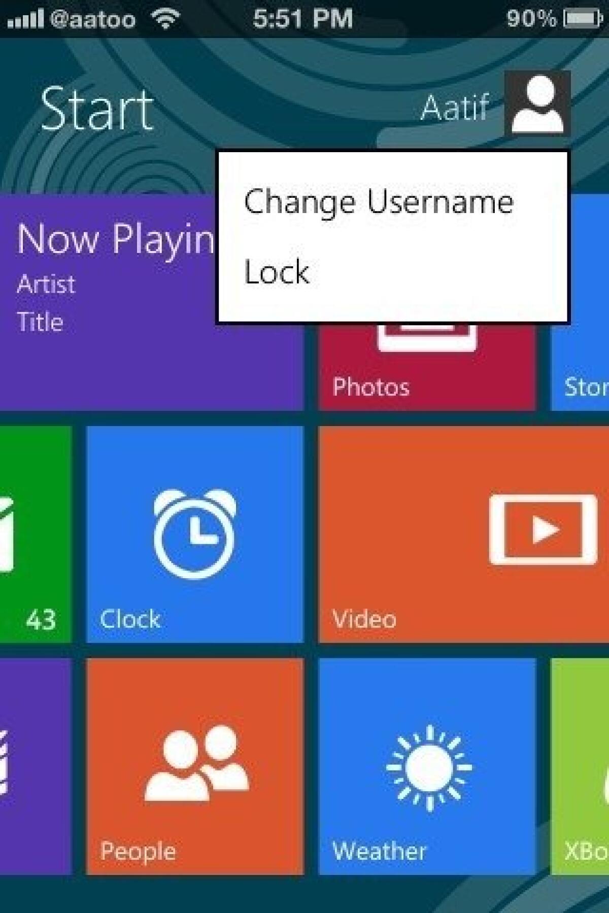 Windows 8 arriva su iPhone con Metroon - 