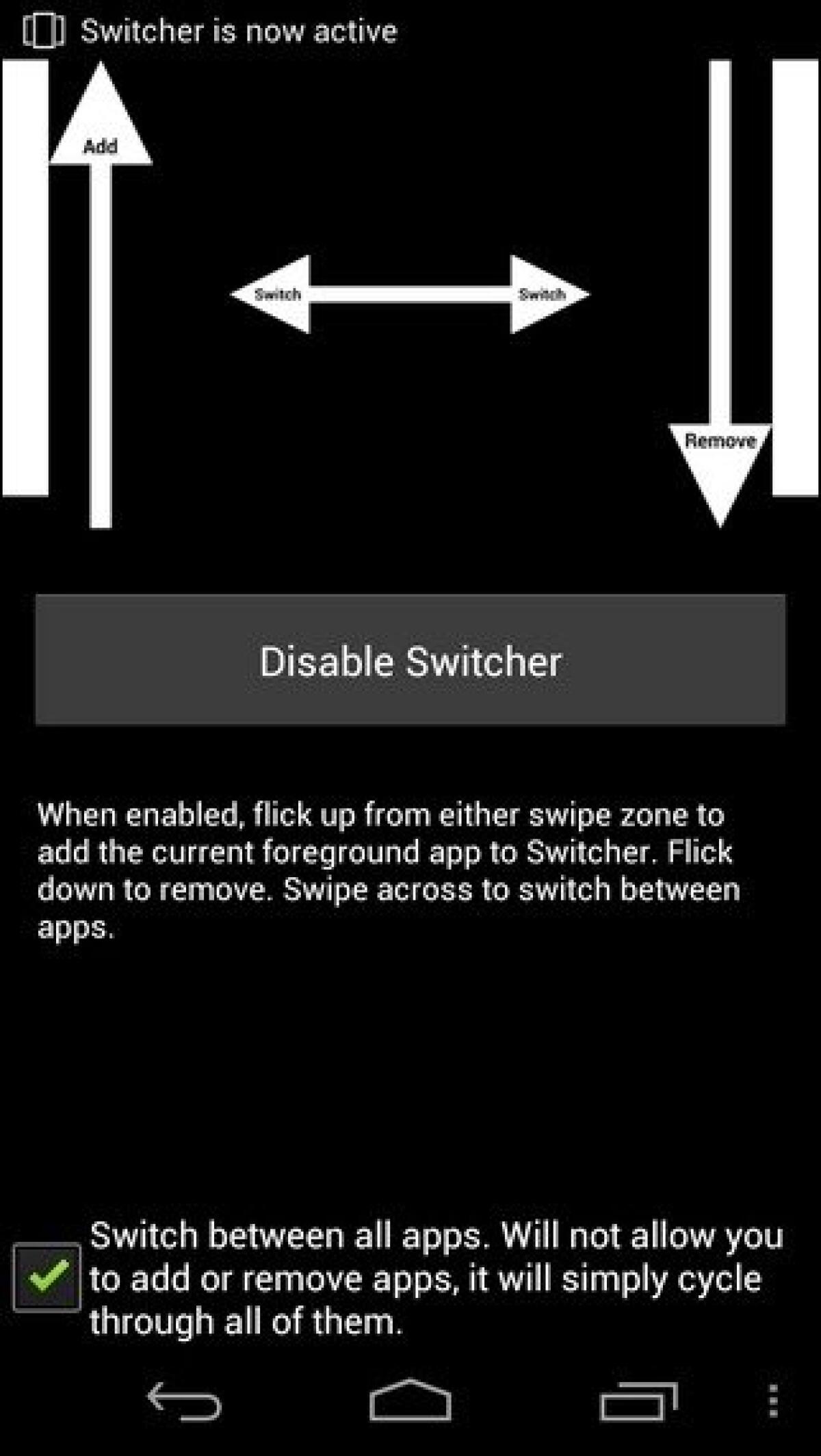 Switcher, gestire il multitasking con le gestures su Android - 
