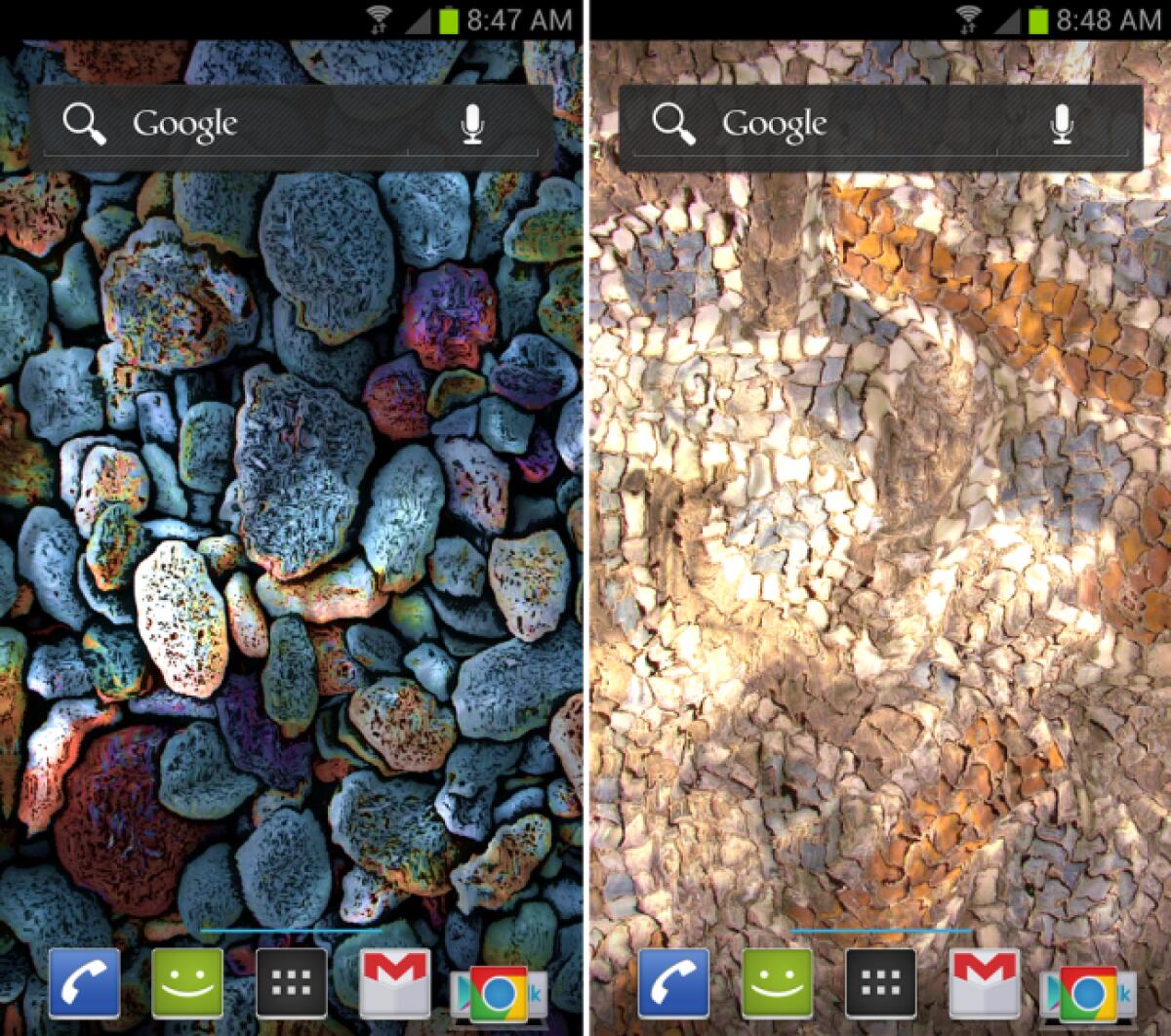 Live Wallpaper per Android: True Weather, Waterfalls e Flow - 