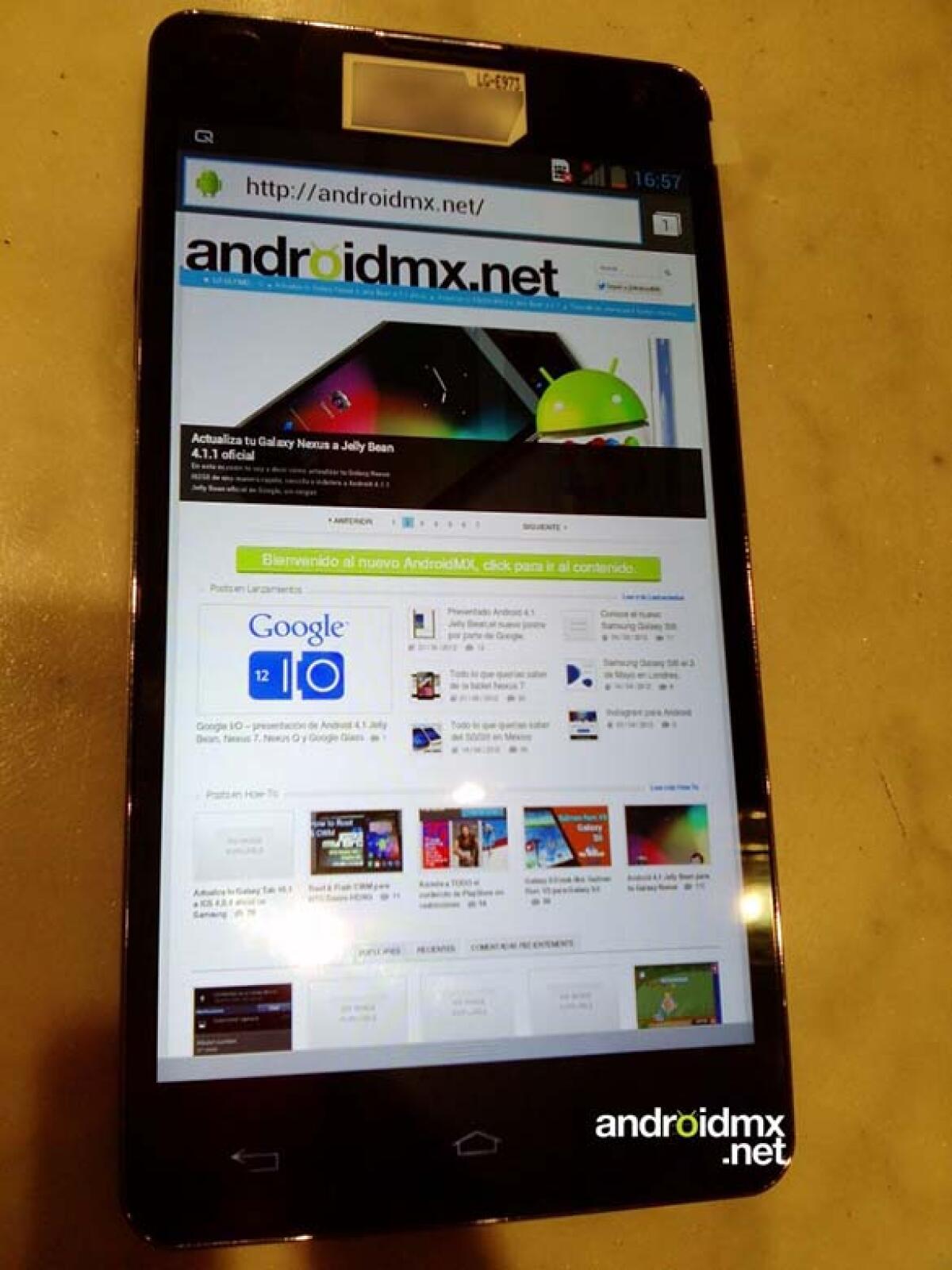 LG Optimus G: prime foto e informazioni su display e batteria - 