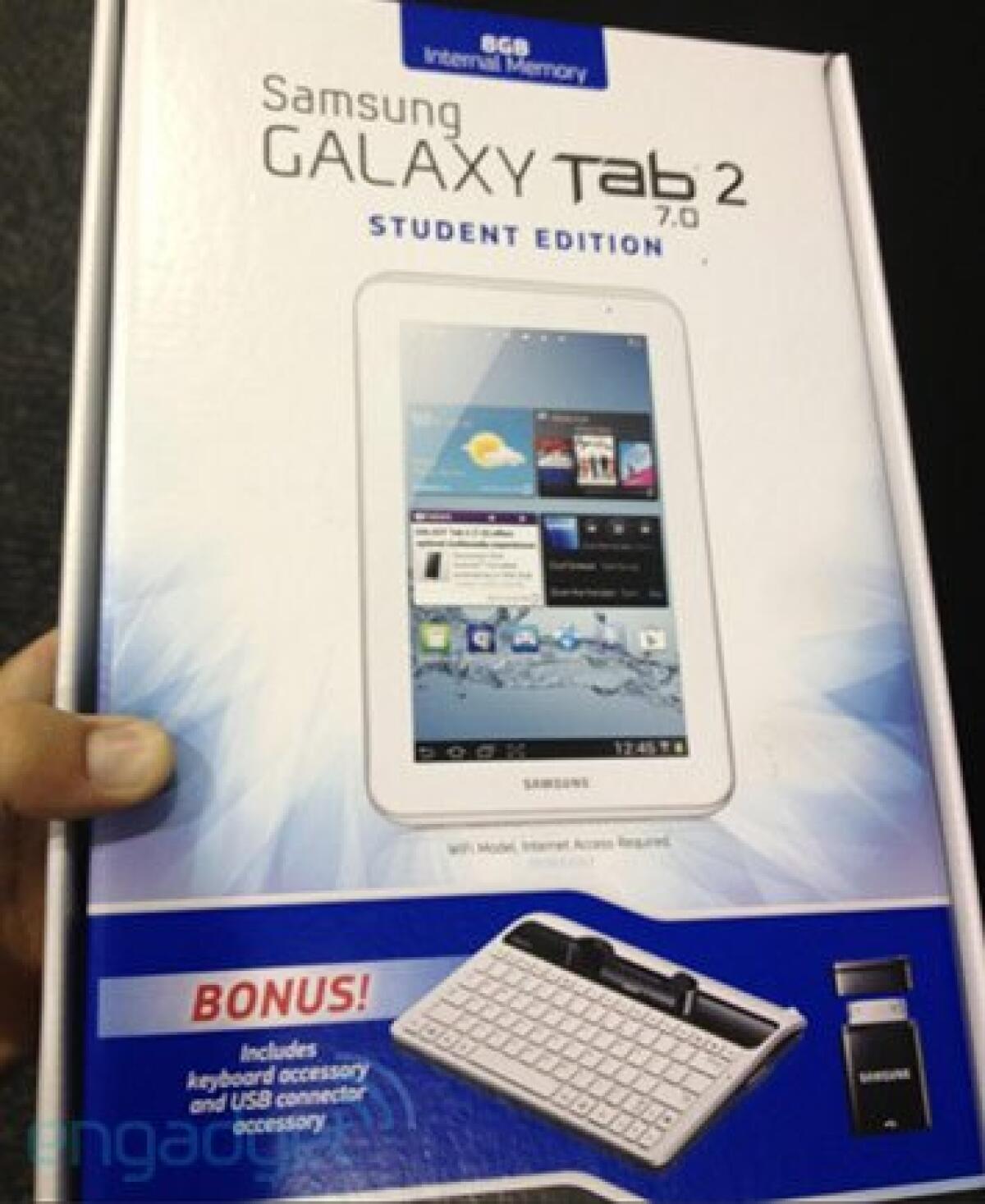 Samsung Galaxy Tab 2 7.0: in arrivo la versione per studenti con tastiera USB a 249€? - 