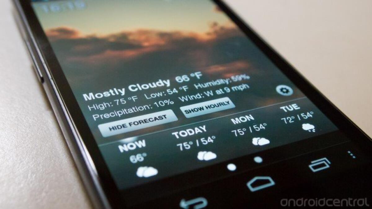 Weather HD, nuova applicazione Meteo per Android - 