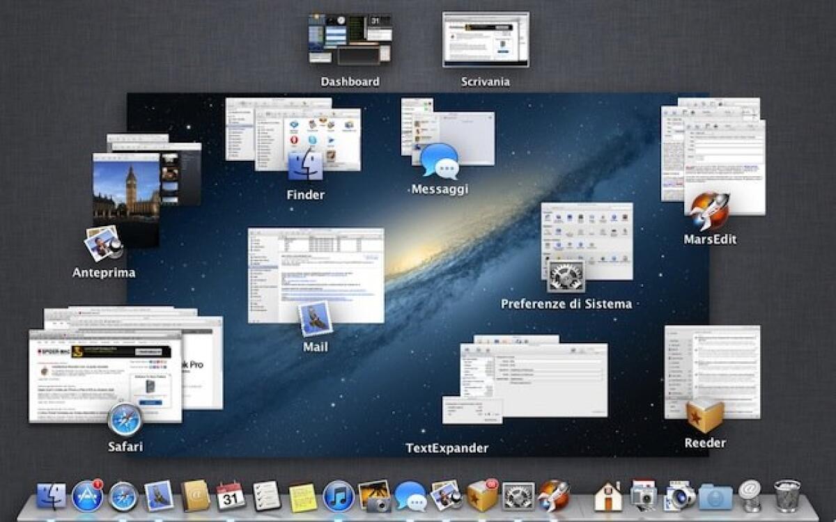 Mountain Lion: Come abilitare "Tutte le Finestre" di Exposè su Mac! - 