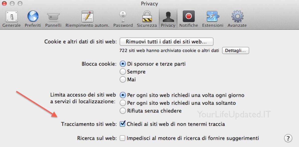 Come attivare " Do Not Tracking " su Safari 6 per Mac! - 