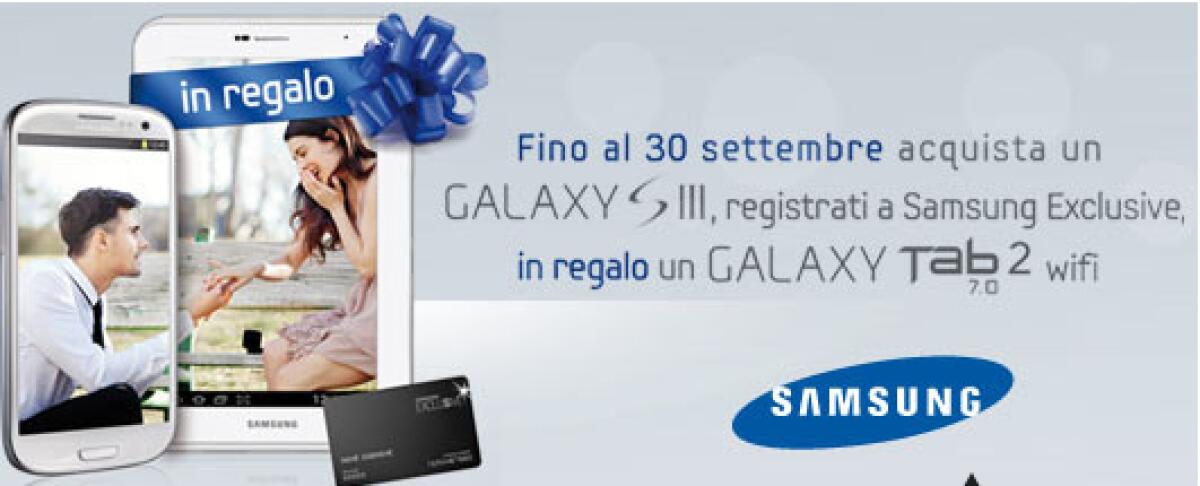 Occasioni: svuotatutto ePrice e offerta Samsung (un Galaxy Tab 2.7.0 + Galaxy S3) - 