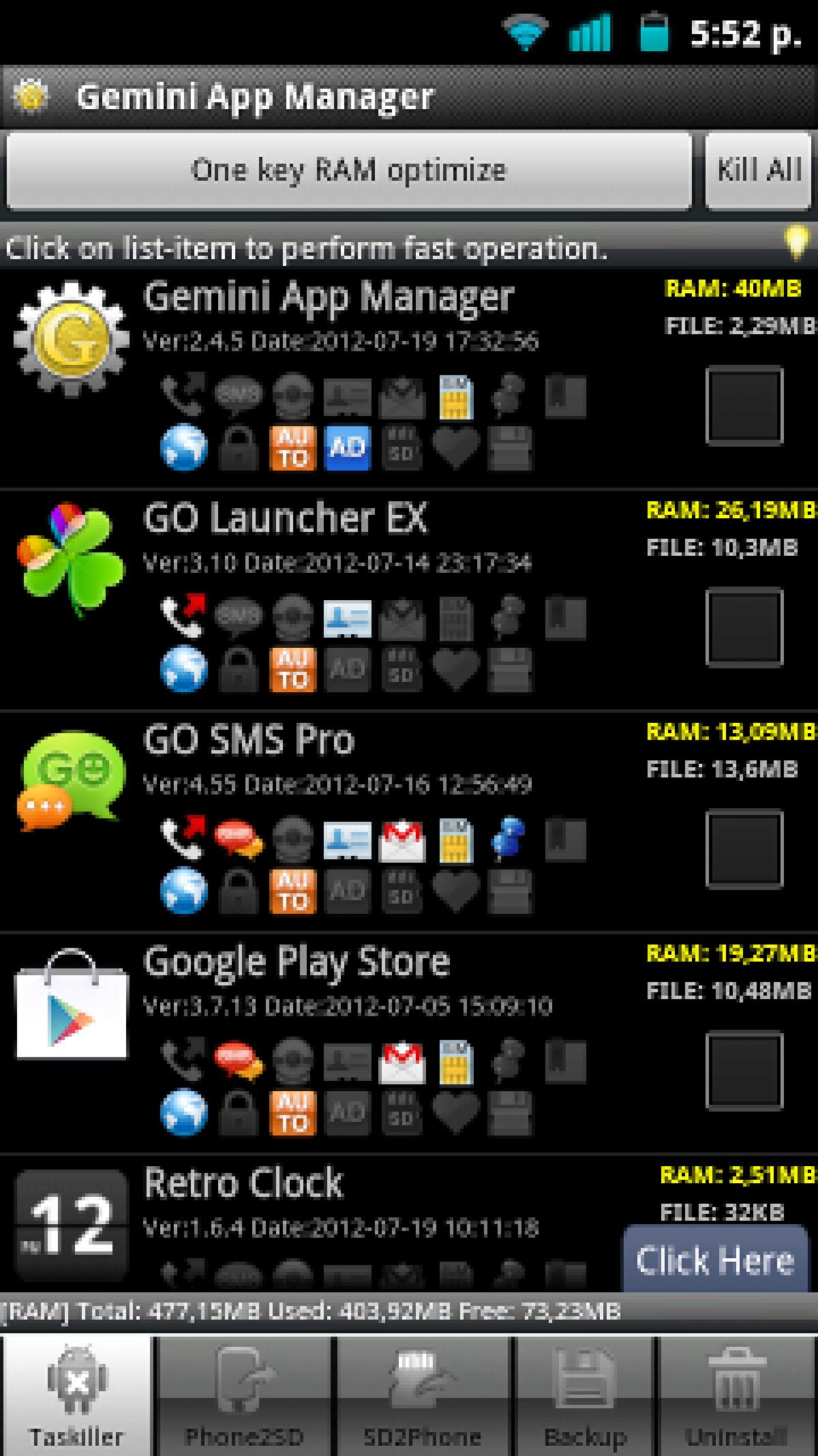 Migliori App Android: Gemini App Manager per Gestire le App in avvio Automatico su Android velocizzando lo Smartphone [Download APK] - 