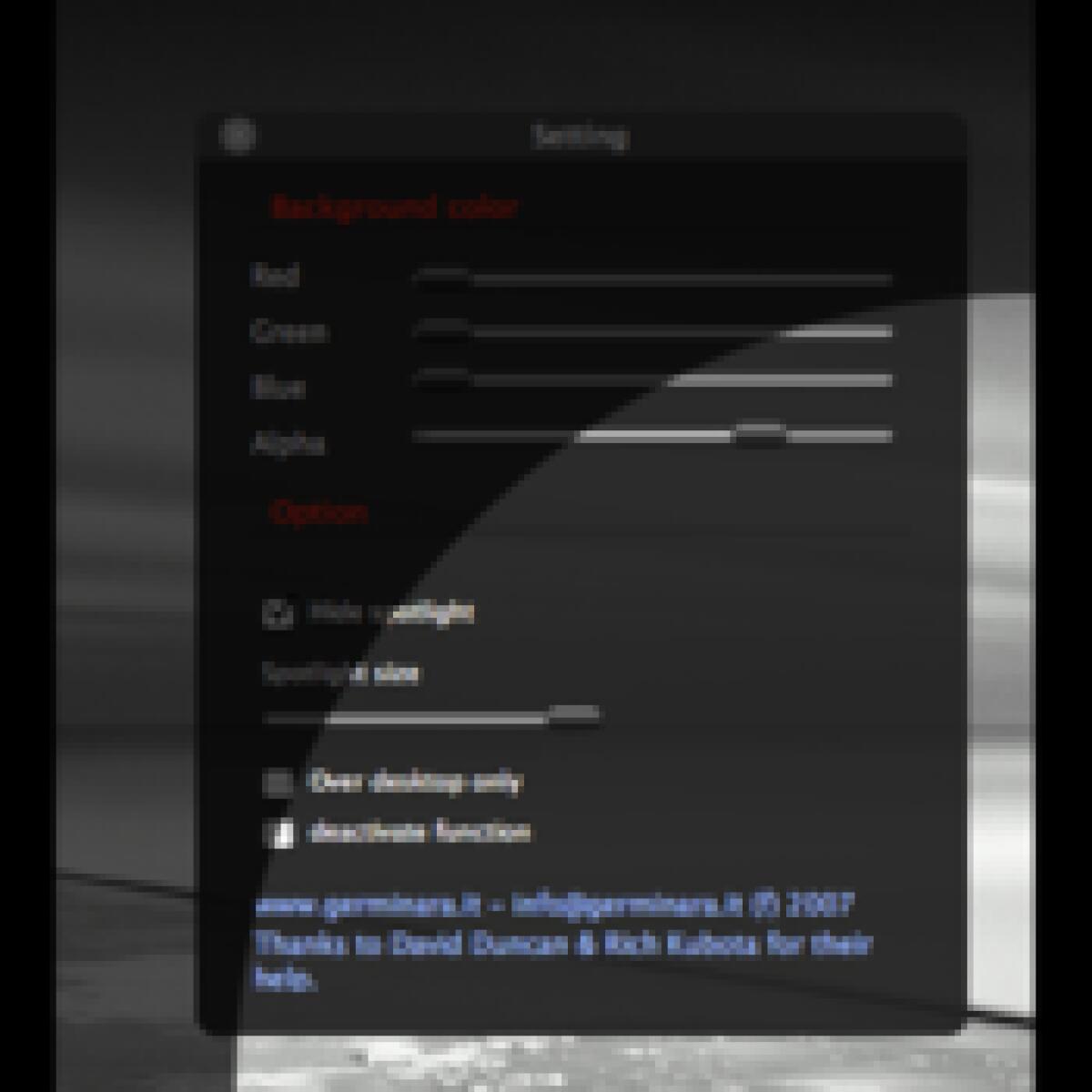 FGDesktopLoupe: Come evidenziare il puntatore sullo schermo su Mac! - 