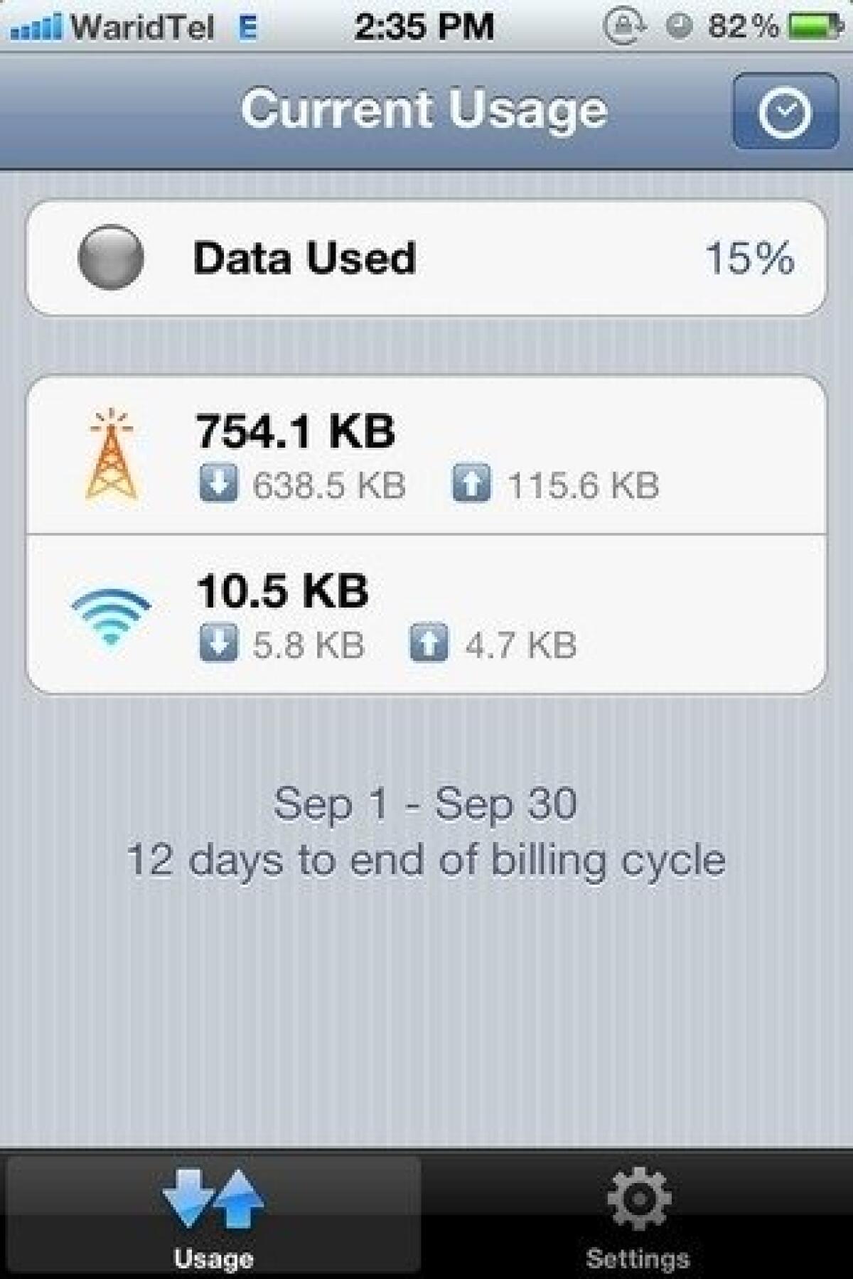 Controllare il traffico dati consumato con iPhone grazie a DataMan - 