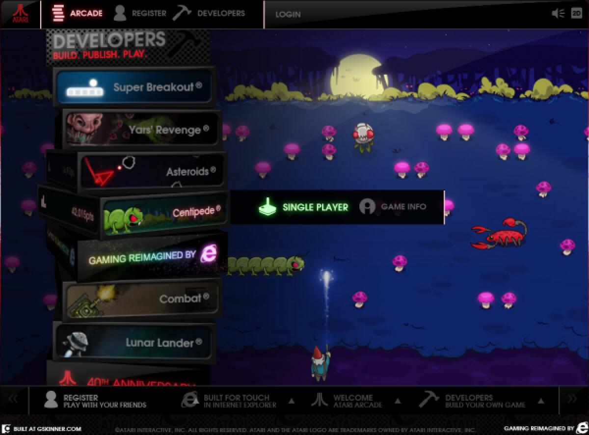 I giochi classici di Atari GRATIS su internet - 