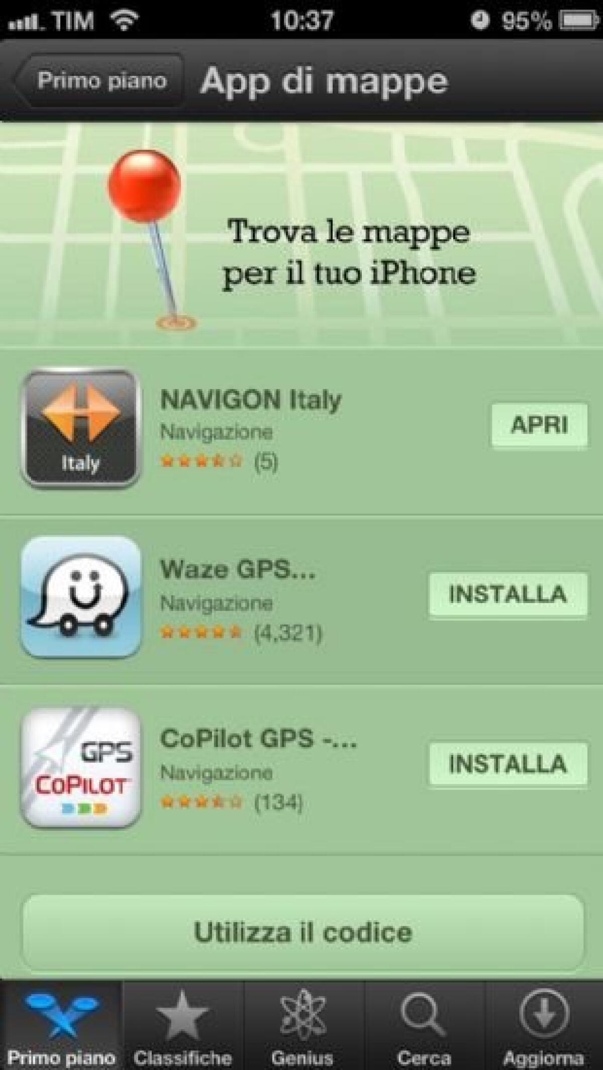 Le Mappe di iPhone 5 e iOS 6 non funzionano bene. Su AppStore arriva una sezione per app alternative - 