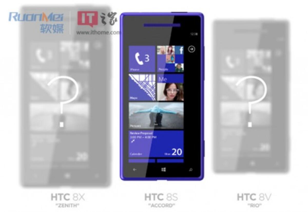 HTC 8X, HTC 8S e HTC 8V: ecco i nuovi Windows Phone 8 di HTC - 