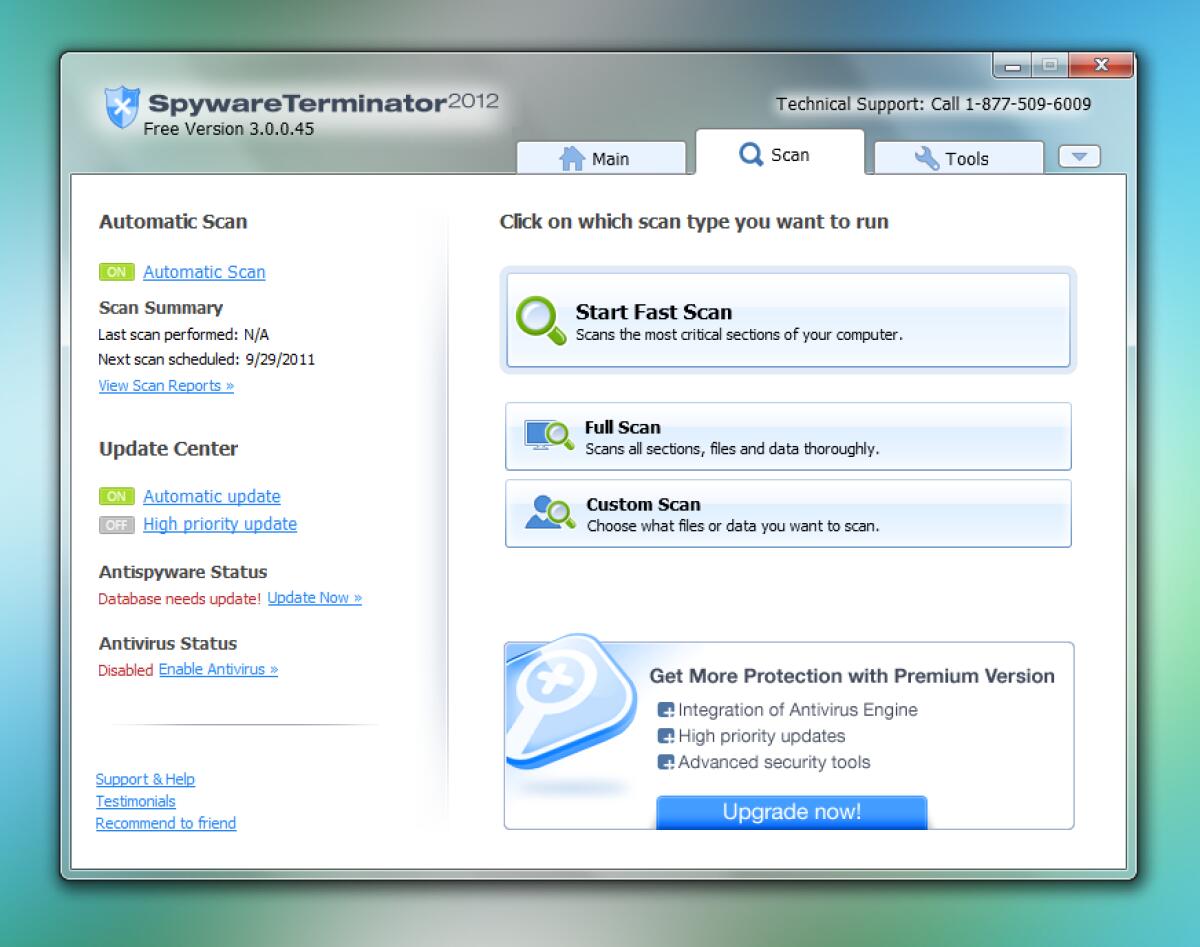 Migliori programmi per proteggere Windows: Spyware Terminator 3.0 - 