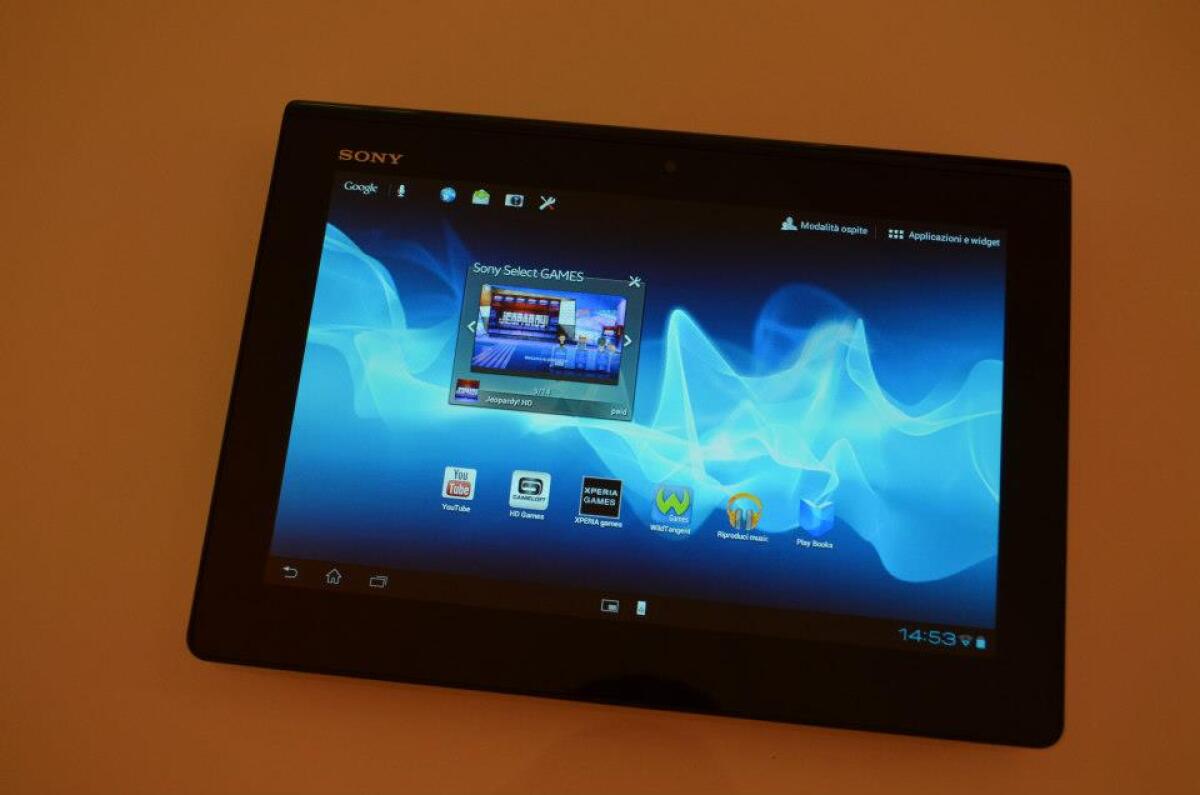Anteprima e Prime Impressioni Sony Xperia Tablet S - 