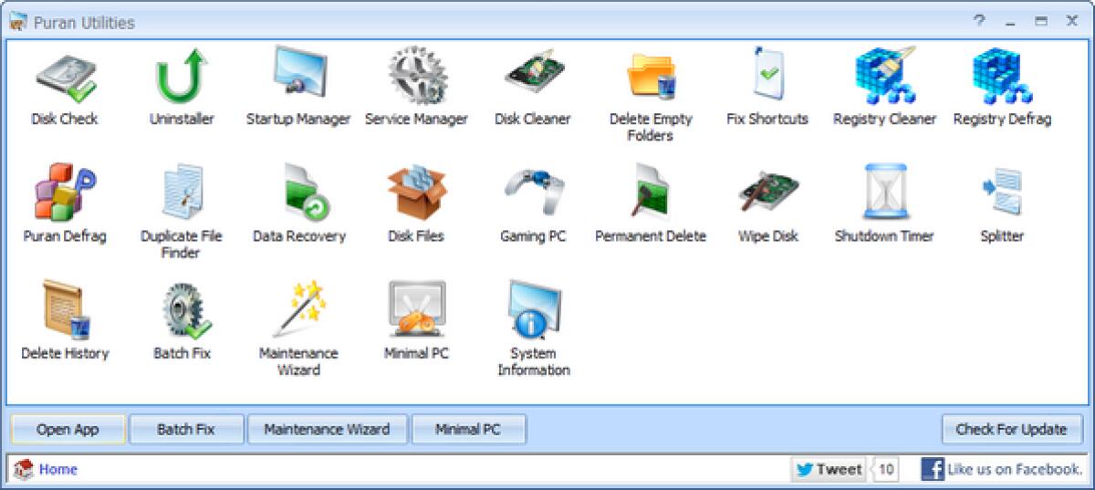 Velocizzare e ottimizzare Windows con Puran Utilities - 